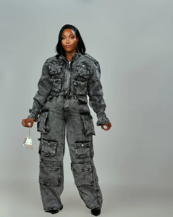 Denim Cargo Set - Image 2