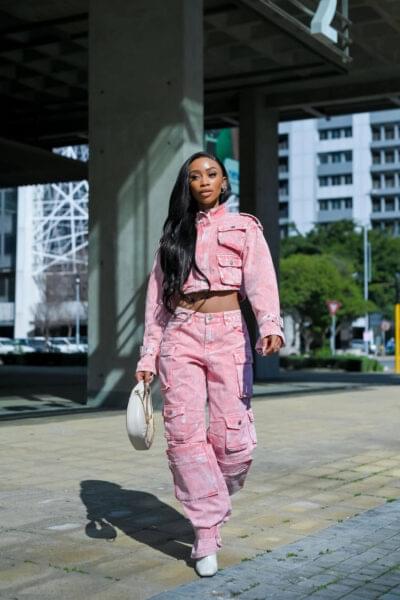 Allure Cargo Denim Set